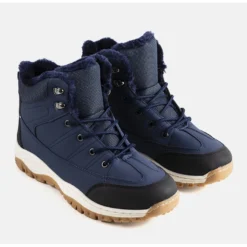 BM Bottes Isolées Bleu Marine Violette