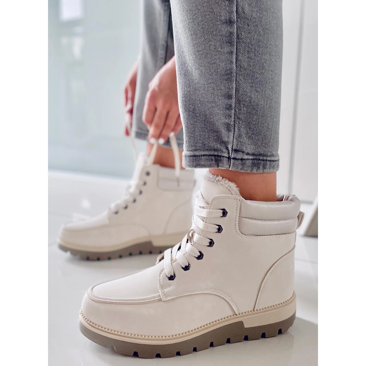 BM Bottes Isolées Germano Beige 1 BM Bottes Isolées Germano Beige