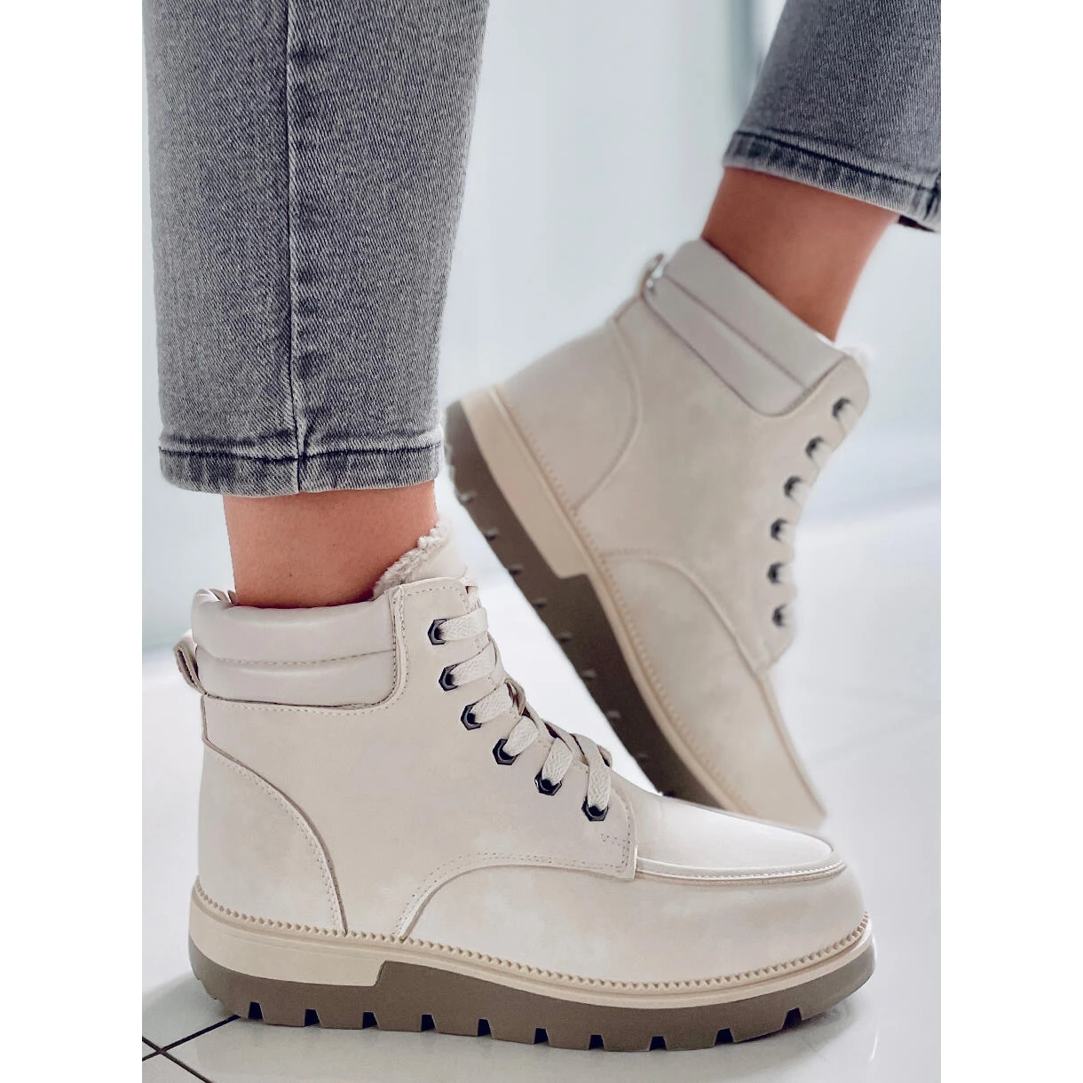 BM Bottes Isolées Germano Beige 2 BM Bottes Isolées Germano Beige – Image 2