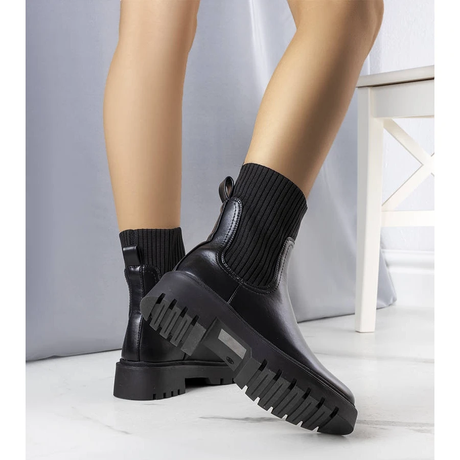 BM Bottes Isolées Noires Caland Le Noir 1 BM Bottes Isolées Noires Caland Le Noir