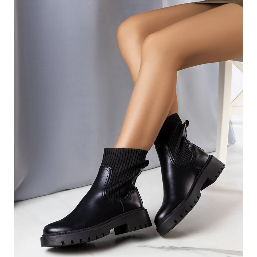 BM Bottes Isolées Noires Caland Le Noir 2 BM Bottes Isolées Noires Caland Le Noir – Image 2