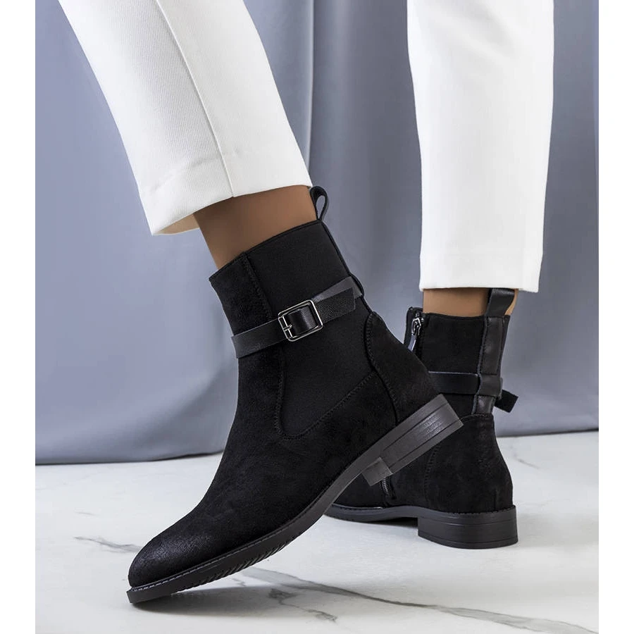 BM Bottes Isolées Noires De Tasso Le Noir 2 BM Bottes Isolées Noires De Tasso Le Noir – Image 2