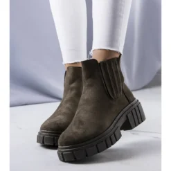 BM Bottes Isolées Vertes De Leiva