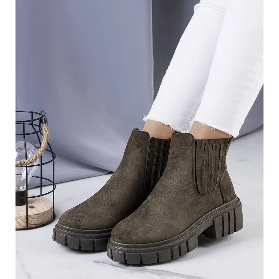 BM Bottes Isolées Vertes De Leiva 2 BM Bottes Isolées Vertes De Leiva – Image 2