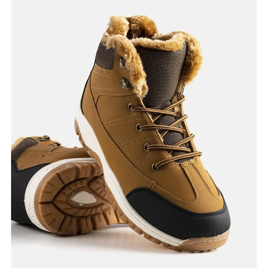 BM Bottes Isolées Violette Marron Brun 2 BM Bottes Isolées Violette Marron Brun – Image 2