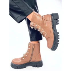 BM Bottes Militaires Lopez Taupe Brun -Lumière Écarlate Bottes bm bottes militaires lopez taupe brun 3 2000x2000 1