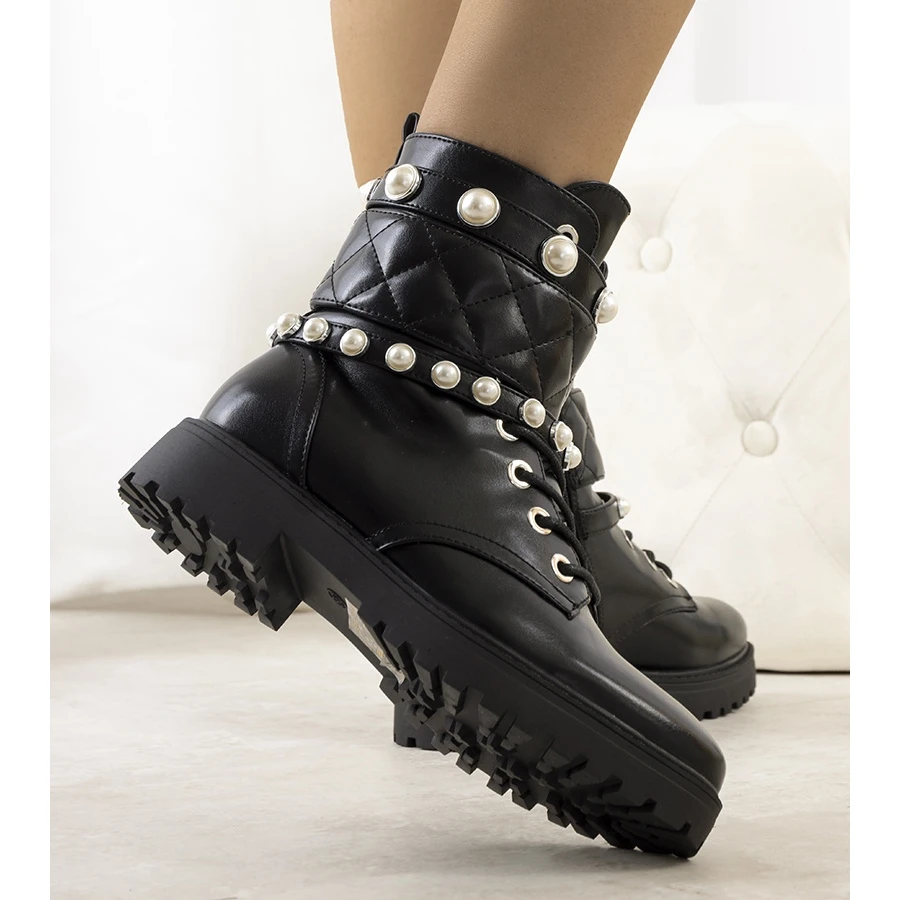 BM Bottes Noires Pour Femmes De Cesia Le Noir 2 BM Bottes Noires Pour Femmes De Cesia Le Noir – Image 2