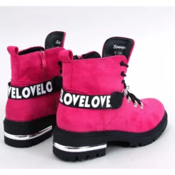 BM Bottes Trappeur Femme Nerea Fuchsia Rose -Lumière Écarlate Bottes bm bottes trappeur femme nerea fuchsia rose 3 2000x2000 1