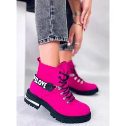 BM Bottes Trappeur Femme Nerea Fuchsia Rose -Lumière Écarlate Bottes bm bottes trappeur femme nerea fuchsia rose 4 2000x2000 1