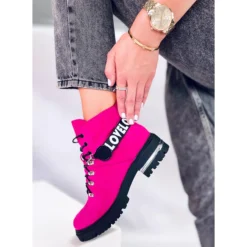 BM Bottes Trappeur Femme Nerea Fuchsia Rose -Lumière Écarlate Bottes bm bottes trappeur femme nerea fuchsia rose 5 2000x2000 1