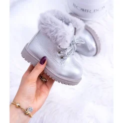 BM Silver Warm Bottes Pour Enfants Trappers Fobos Argent Argent -Lumière Écarlate Bottes bm silver warm bottes pour enfants trappers fobos argent argent 3 2000x2000 1