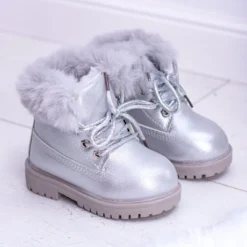 BM Silver Warm Bottes Pour Enfants Trappers Fobos Argent Argent -Lumière Écarlate Bottes bm silver warm bottes pour enfants trappers fobos argent argent 4 2000x2000 1