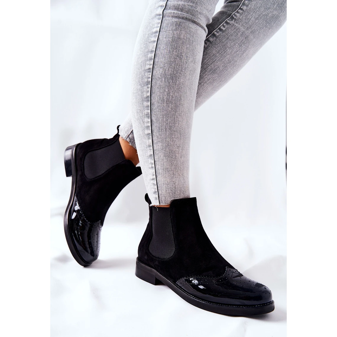 Bottes à Enfiler En Cuir Laura Messi Noir 2096 Le Noir 3 Bottes à Enfiler En Cuir Laura Messi Noir 2096 Le Noir – Image 3