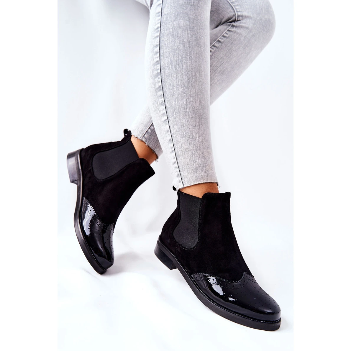 Bottes à Enfiler En Cuir Laura Messi Noir 2096 Le Noir 4 Bottes à Enfiler En Cuir Laura Messi Noir 2096 Le Noir – Image 4