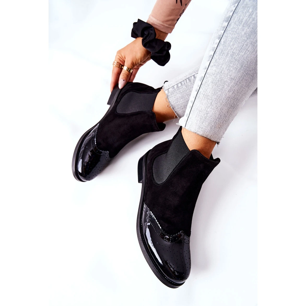 Bottes à Enfiler En Cuir Laura Messi Noir 2096 Le Noir 7 Bottes à Enfiler En Cuir Laura Messi Noir 2096 Le Noir – Image 7