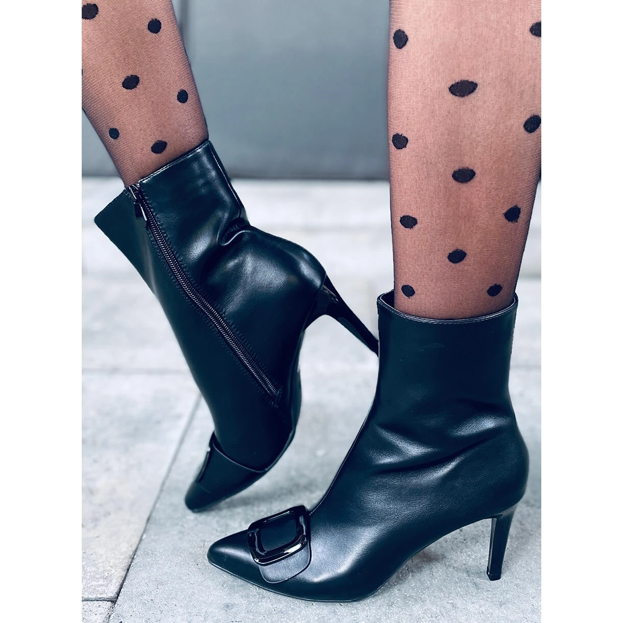 Bottes à Talon Aiguille Etna Black Le Noir 6 Bottes à Talon Aiguille Etna Black Le Noir – Image 6