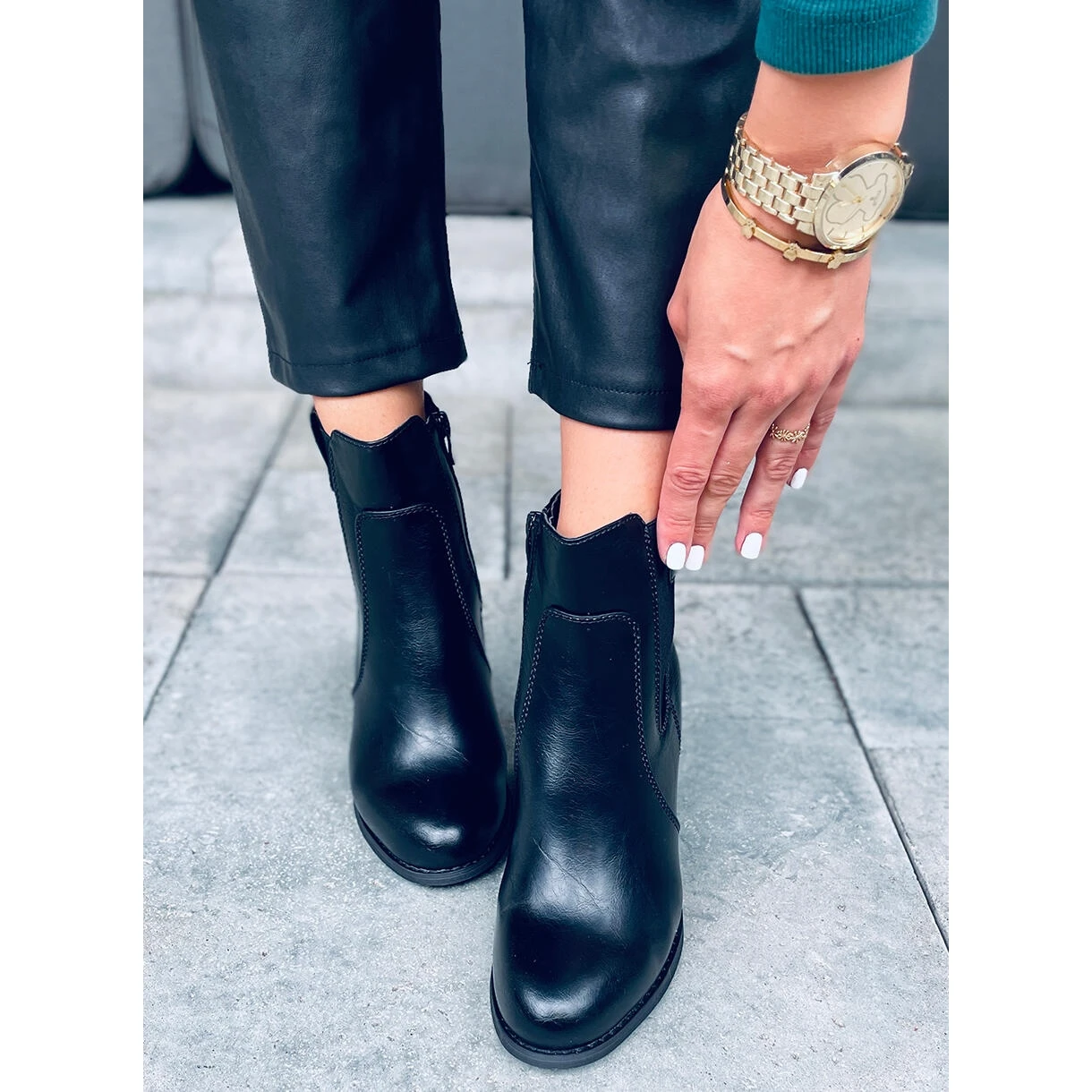 Bottes à Talons Fines Noires Le Noir 5 Bottes à Talons Fines Noires Le Noir – Image 5