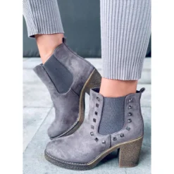 Bottes à Talons Larges De Hidalgo Grey Gris -Lumière Écarlate Bottes bottes a talons larges de hidalgo grey gris 3 2000x2000 1