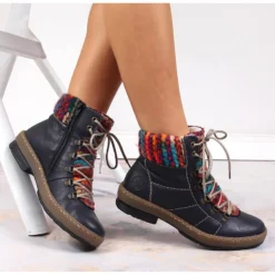 Bottes Chaudes Femme Bleu Marine Rieker Z6706-14 -Lumière Écarlate Bottes bottes chaudes femme bleu marine rieker z6706 14 4 2000x2000 1