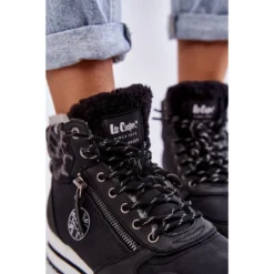 Bottes Chaudes Noires Pour Femmes Lee Cooper LCJ-22-31-1448 Le Noir -Lumière Écarlate Bottes bottes chaudes noires pour femmes lee cooper lcj 22 31 1448 le noir 5 2000x2000 1