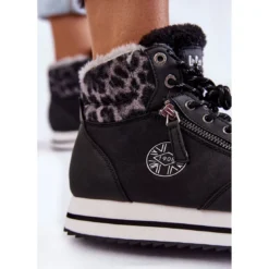 Bottes Chaudes Noires Pour Femmes Lee Cooper LCJ-22-31-1448 Le Noir -Lumière Écarlate Bottes bottes chaudes noires pour femmes lee cooper lcj 22 31 1448 le noir 6 2000x2000 1