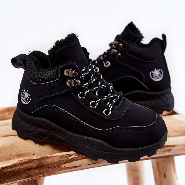 Bottes Chaudes Pour Enfants Noir Otto Le Noir 2 Bottes Chaudes Pour Enfants Noir Otto Le Noir – Image 2