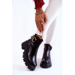 Bottes Chaudes Travailleurs Avec Décoration Laura Messi 2500 Noir Le Noir