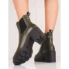 Bottes Chelsea Pour Femmes Sur Le Poteau Shelovet Vert