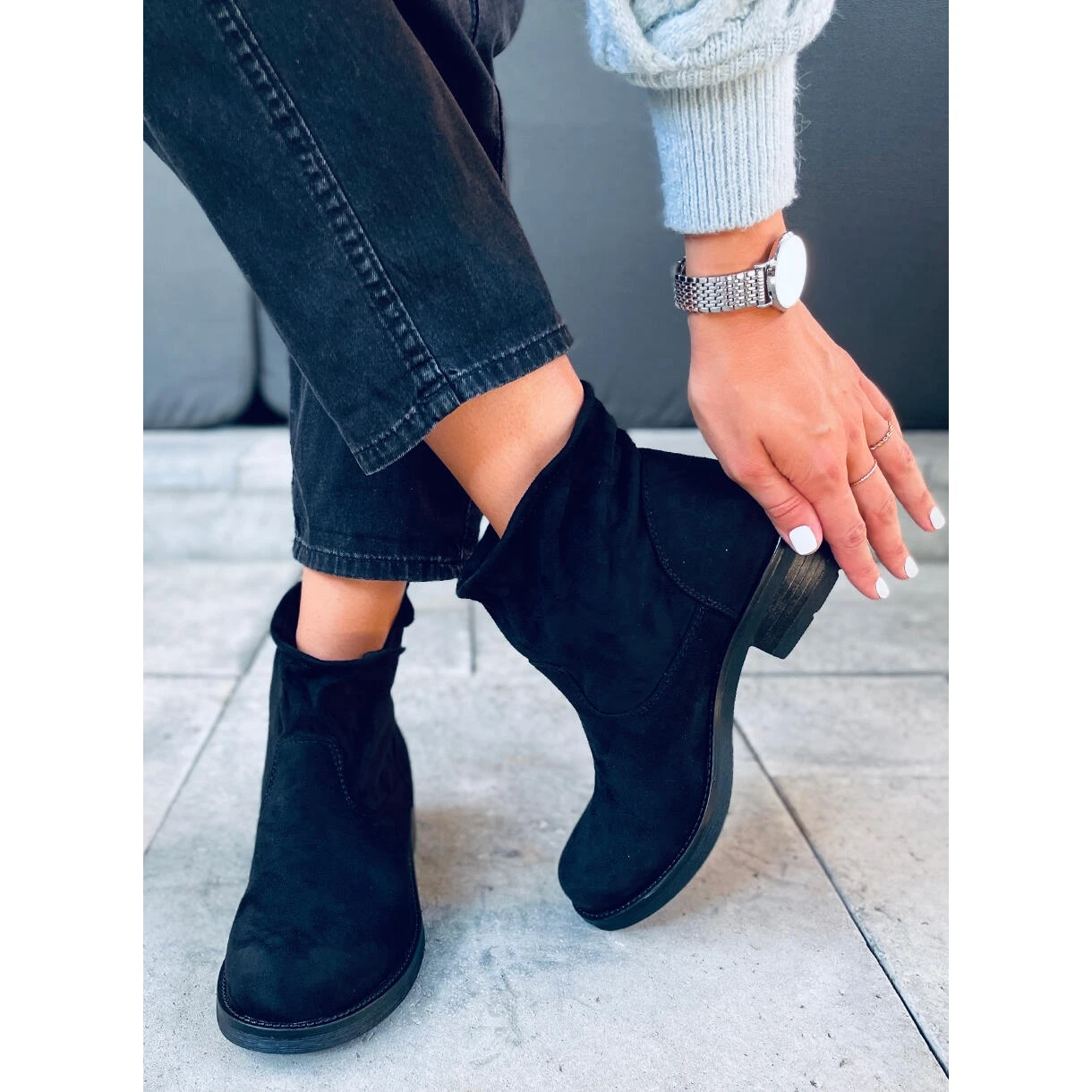 Bottes Classiques Pour Femmes Angela Black Le Noir 5 Bottes Classiques Pour Femmes Angela Black Le Noir – Image 5