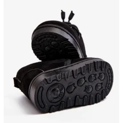 Bottes De Neige à Lacets Pour Enfants Réchauffées Avec Fourrure Black Hunter Le Noir Le Noir -Lumière Écarlate Bottes bottes de neige a lacets pour enfants rechauffees avec fourrure black hunter le noir le noir 3 2000x2000 1