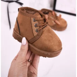 Bottes De Neige à Lacets Pour Enfants Réchauffées Avec Fourrure Brown Hunter Brun -Lumière Écarlate Bottes bottes de neige a lacets pour enfants rechauffees avec fourrure brown hunter brun 3 2000x2000 1