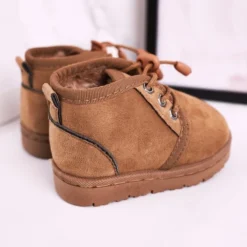 Bottes De Neige à Lacets Pour Enfants Réchauffées Avec Fourrure Brown Hunter Brun -Lumière Écarlate Bottes bottes de neige a lacets pour enfants rechauffees avec fourrure brown hunter brun 5 2000x2000 1