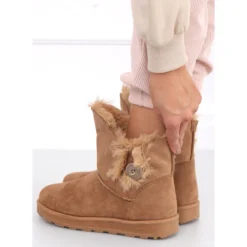 Bottes De Neige Avec Un Bouton Niki Camel Brun -Lumière Écarlate Bottes bottes de neige avec un bouton niki camel brun 4 2000x2000 1