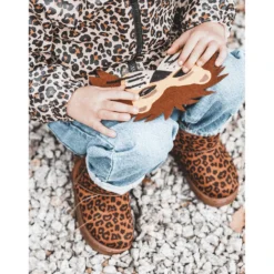 Bottes De Neige Chaudes Pour Enfants Pantherka Gooby Brun Le Noir -Lumière Écarlate Bottes bottes de neige chaudes pour enfants pantherka gooby brun le noir 4 2000x2000 1