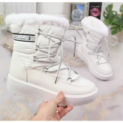 Bottes De Neige Chaudes Pour Femmes à Lacets Filippo Blanches -Lumière Écarlate Bottes bottes de neige chaudes pour femmes a lacets filippo blanches 4 2000x2000 1