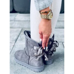 Bottes De Neige Emusy Avec Nœuds Stella Grey Gris -Lumière Écarlate Bottes bottes de neige emusy avec noeuds stella grey gris 4 2000x2000 1