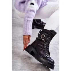 Bottes De Neige Femme Avec Chaîne GOE KK2N4018 Noir Le Noir -Lumière Écarlate Bottes bottes de neige femme avec chaine goe kk2n4018 noir le noir 10 2000x2000 1