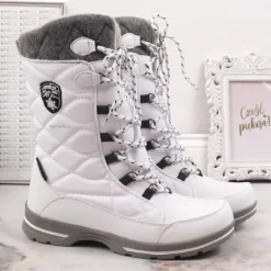 Bottes De Neige Femme Imperméable Hiver Blanc American Club 08/22 Blanche -Lumière Écarlate Bottes bottes de neige femme impermeable hiver blanc american club 08 22 blanche 4 2000x2000 1