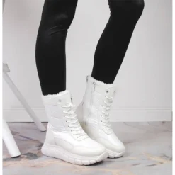 Bottes De Neige Hautes Pour Femmes Avec Fourrure, Blanches Vinceza -Lumière Écarlate Bottes bottes de neige hautes pour femmes avec fourrure blanches vinceza 6 2000x2000 1