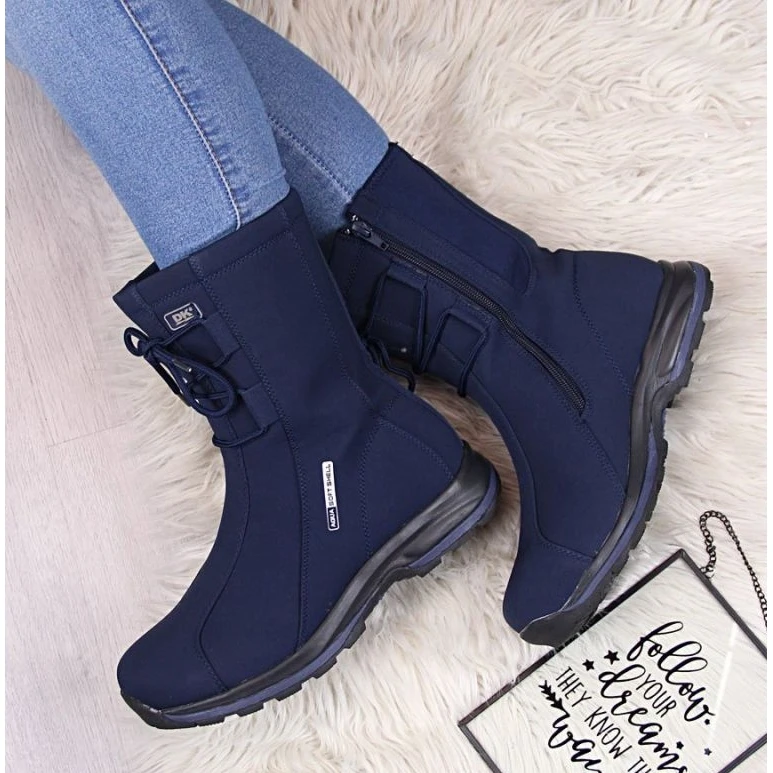 Bottes De Neige Imperméables Dk W DK15F Bleu Marin 6 Bottes De Neige Imperméables Dk W DK15F Bleu Marin – Image 6