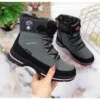 Bottes De Neige Imperméables Grises Pour Filles American Club