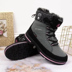 Bottes De Neige Imperméables Grises Pour Filles American Club -Lumière Écarlate Bottes bottes de neige impermeables grises pour filles american club 3 2000x2000 1