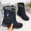 Bottes De Neige Imperméables Pour Enfant Bleu Marine American Club