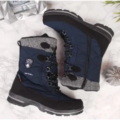 Bottes De Neige Imperméables Pour Enfant Bleu Marine American Club -Lumière Écarlate Bottes bottes de neige impermeables pour enfant bleu marine american club 3 2000x2000 1