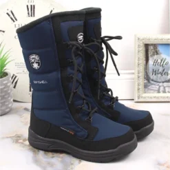 Bottes De Neige Imperméables Pour Enfants American Club Bleu Marine -Lumière Écarlate Bottes bottes de neige impermeables pour enfants american club bleu marine 3 2000x2000 1