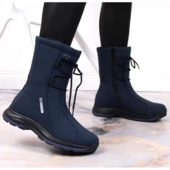 Bottes De Neige Imperméables Pour Femmes, Bleu Marine DK -Lumière Écarlate Bottes bottes de neige impermeables pour femmes bleu marine dk 5 2000x2000 1