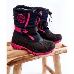 Bottes De Neige Isolées Pour Enfants Lee Cooper LCJ-21-44-0522 Fuchsia Le Noir Bleu Marin Rose -Lumière Écarlate Bottes bottes de neige isolees pour enfants lee cooper lcj 21 44 0522 fuchsia le noir bleu marin rose 4 2000x2000 1