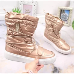 Bottes De Neige Métallisées, Isolées Dorées Big Star KK274194 D'or 9 Bottes De Neige Métallisées, Isolées Dorées Big Star KK274194 D'or -Lumière Écarlate Bottes bottes de neige metallisees isolees dorees big star kk274194 dor 4 2000x2000 1