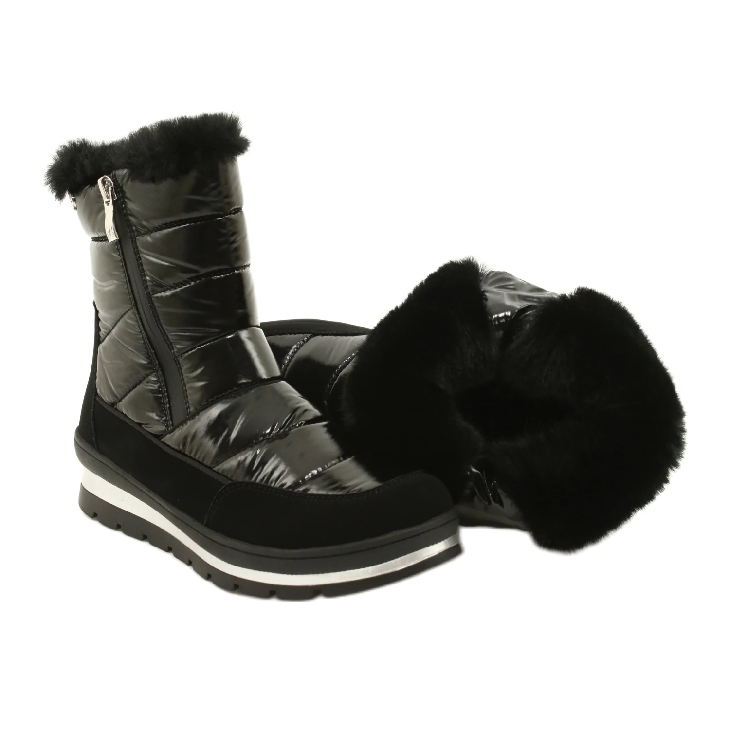 Bottes De Neige Noires, Membrane Caprice 26425-27 019 Le Noir 4 Bottes De Neige Noires, Membrane Caprice 26425-27 019 Le Noir – Image 4