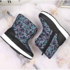 Bottes De Neige Pour Enfants Avec Fermeture éclair Big Star KK374238 Le Noir Gris Vert -Lumière Écarlate Bottes bottes de neige pour enfants avec fermeture eclair big star kk374238 le noir gris vert 3 2000x2000 1